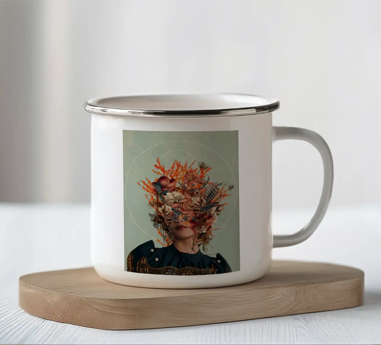 Autumnish Elegance tazza in smalto da Frank Moth
