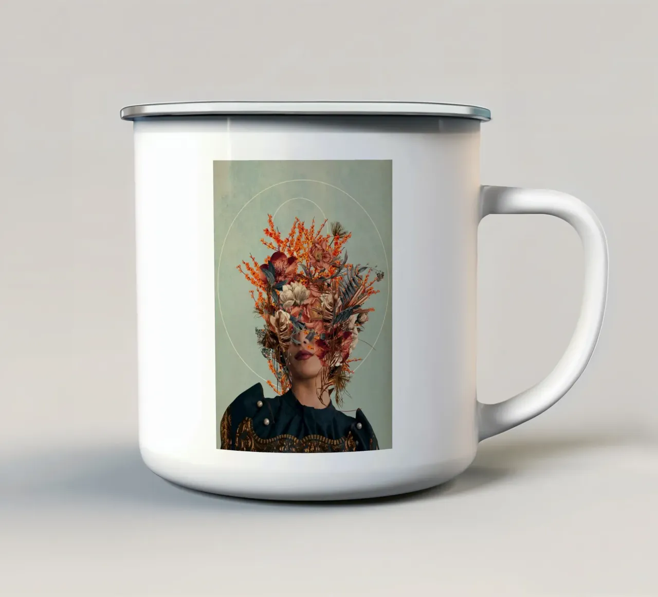 Autumnish Elegance tazza in smalto da Frank Moth