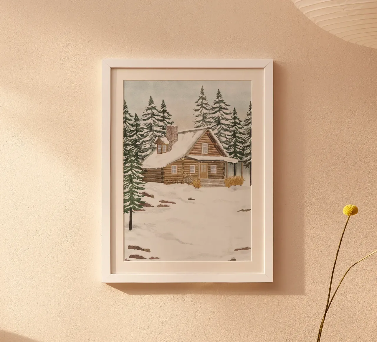 Foresta invernale carta hahnemühle da herzundpapier