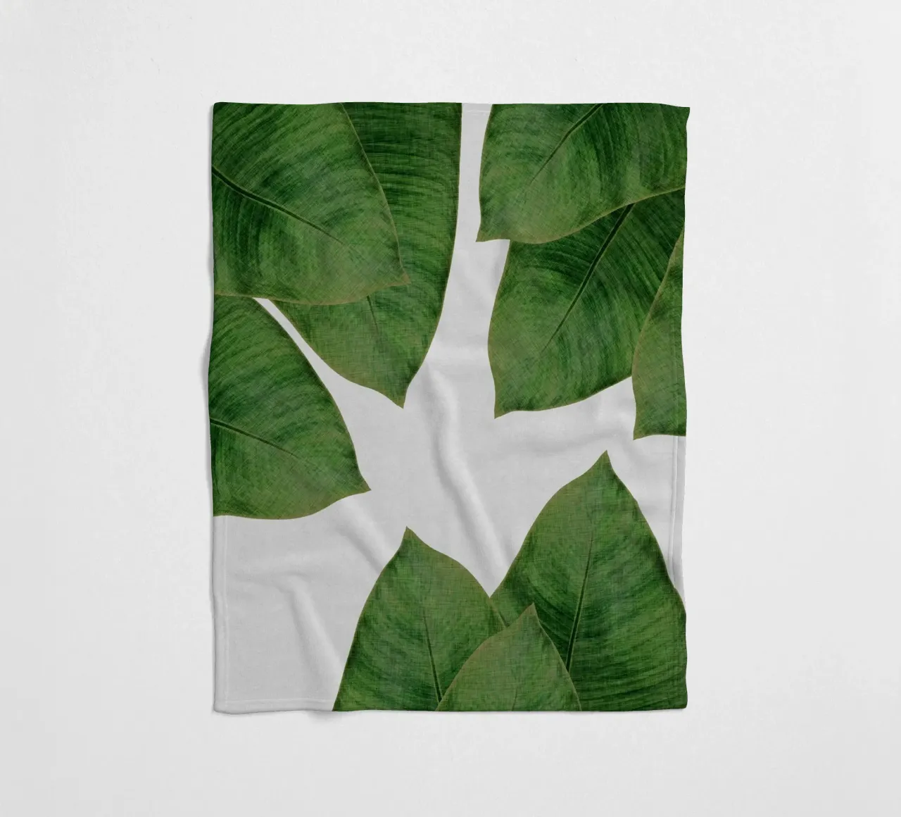 Banana Leaf I fleecedeken van Orara Studio