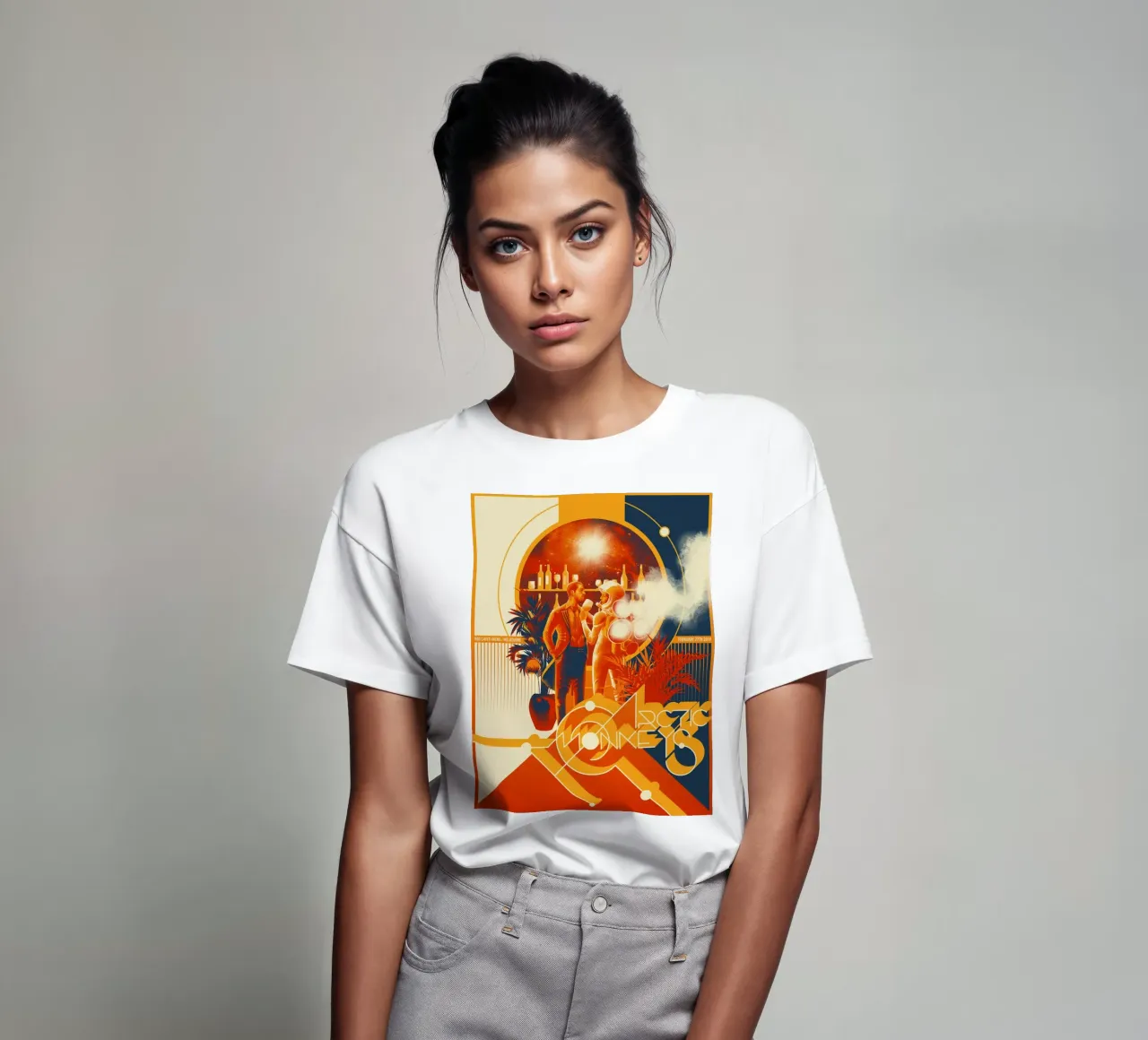 Concert Arctic Monkeys In Bar t-shirt da ASGONY