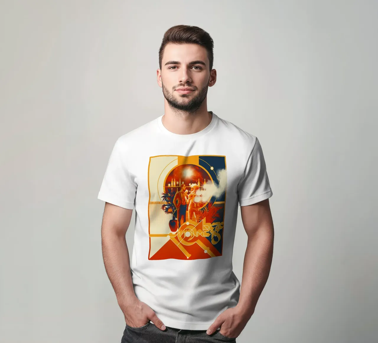 Concert Arctic Monkeys In Bar t-shirt da ASGONY