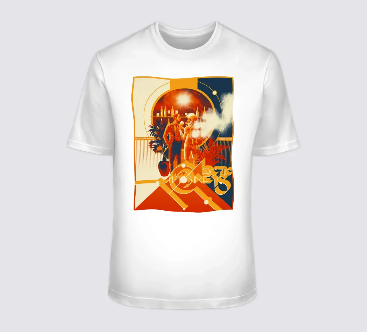 Concert Arctic Monkeys In Bar t-shirt da ASGONY