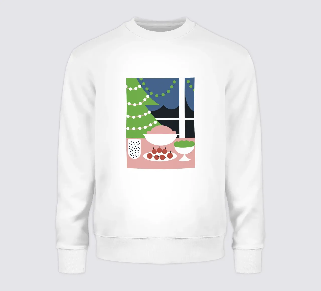 Cena de Navidad sudadera de LOOK DIFFERENT