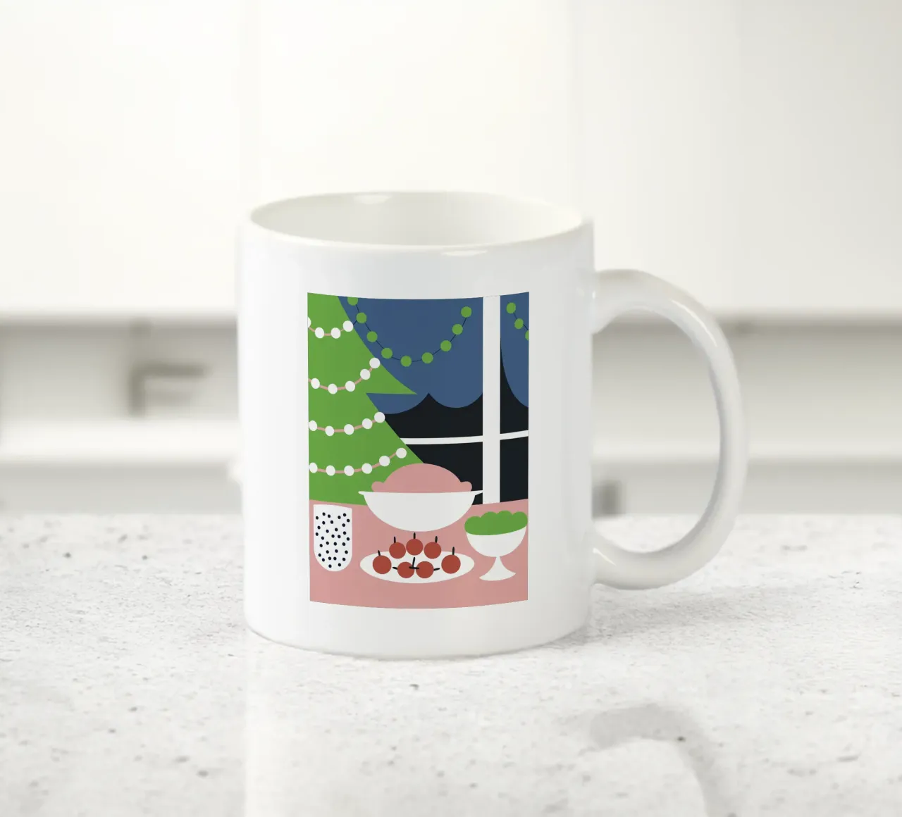 Cena di Natale tazza in ceramica da LOOK DIFFERENT