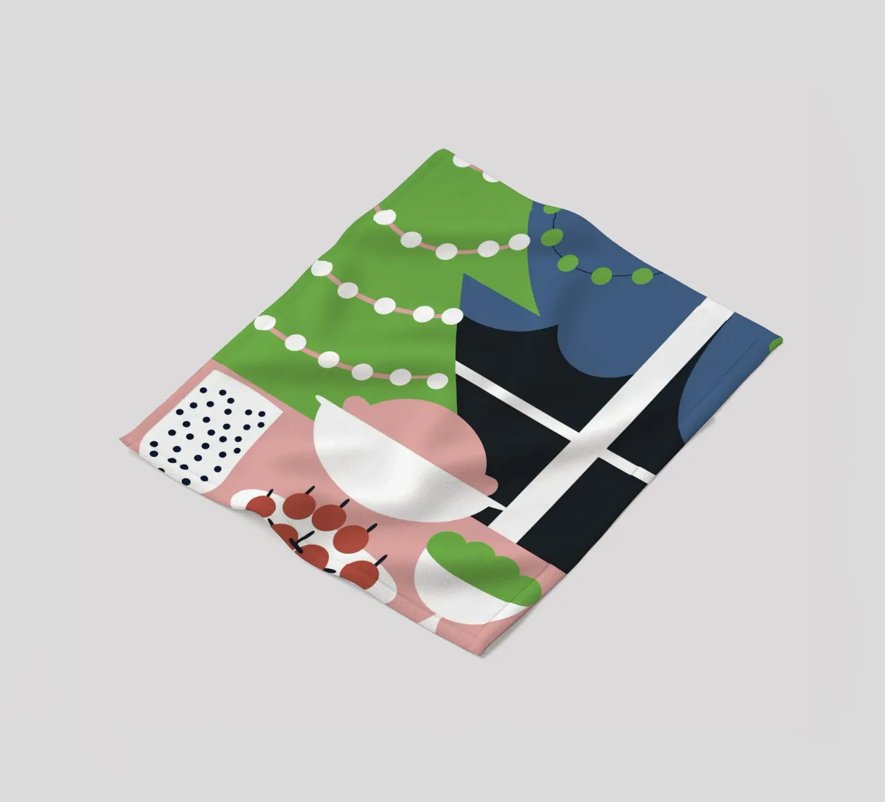 Kerstdiner fleecedeken van LOOK DIFFERENT