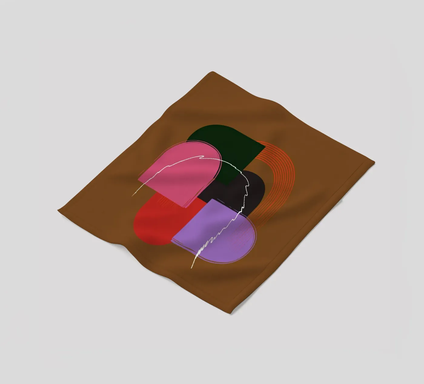 geometric Fleecedecke von XOXO Arte