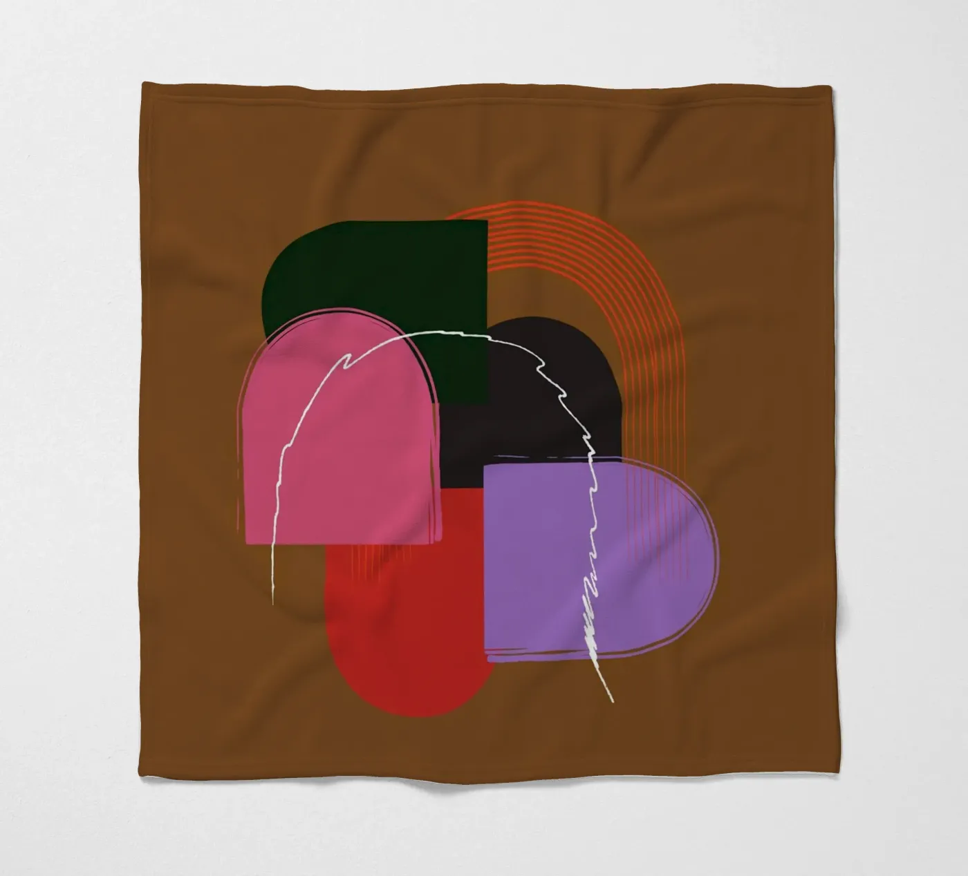 geometric Fleecedecke von XOXO Arte