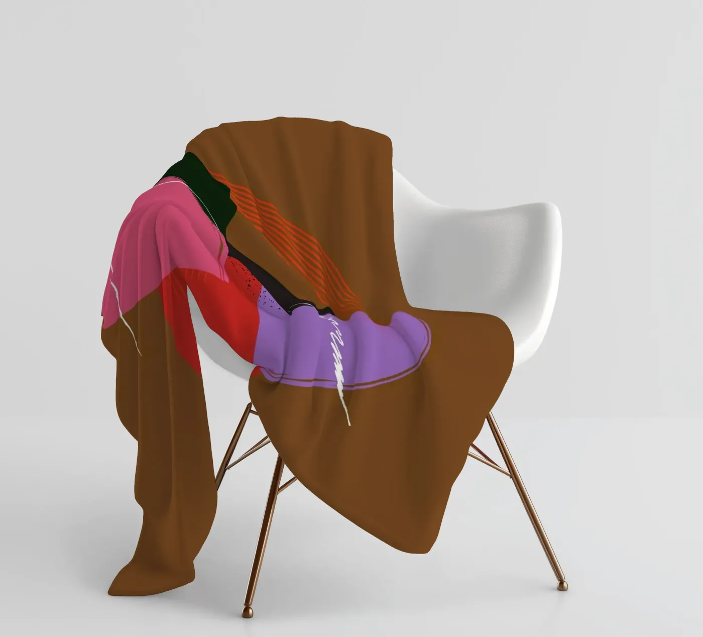 geometric Fleecedecke von XOXO Arte
