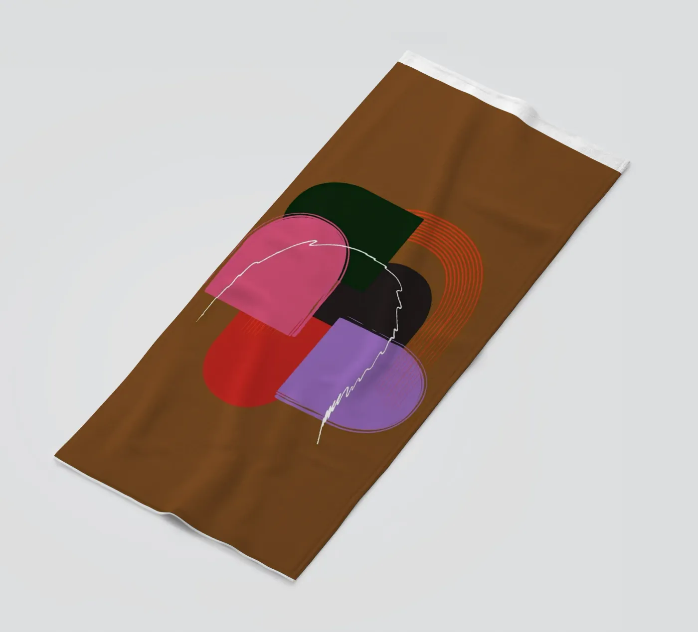 geometric Strandtuch von XOXO Arte