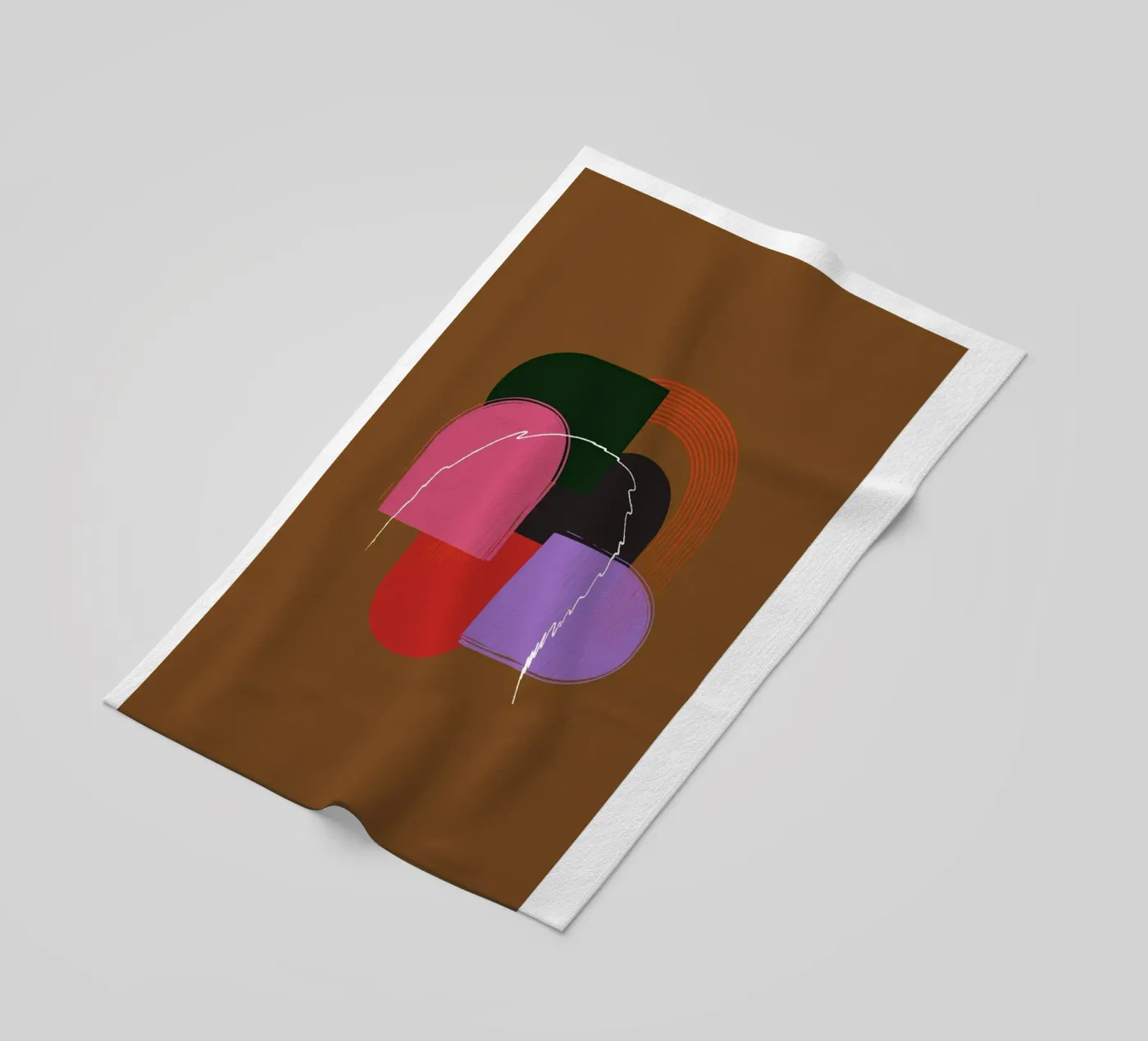 geometric Strandtuch von XOXO Arte