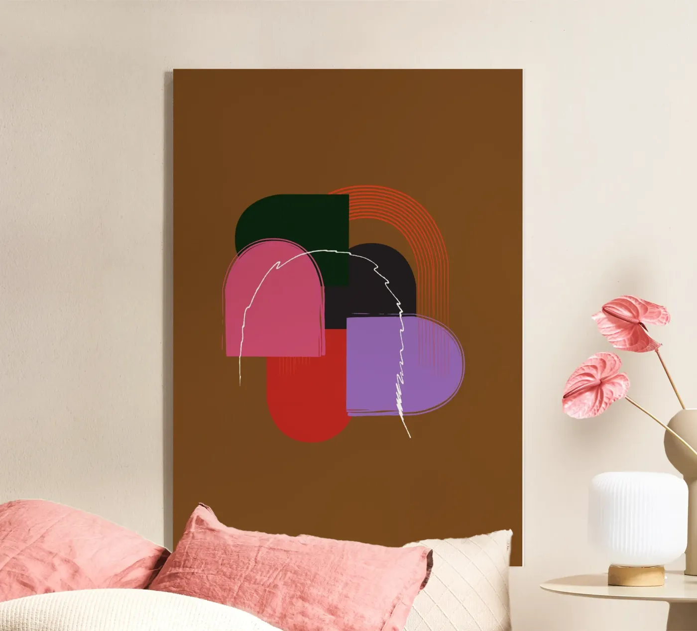 geometric plexiglas de XOXO Arte
