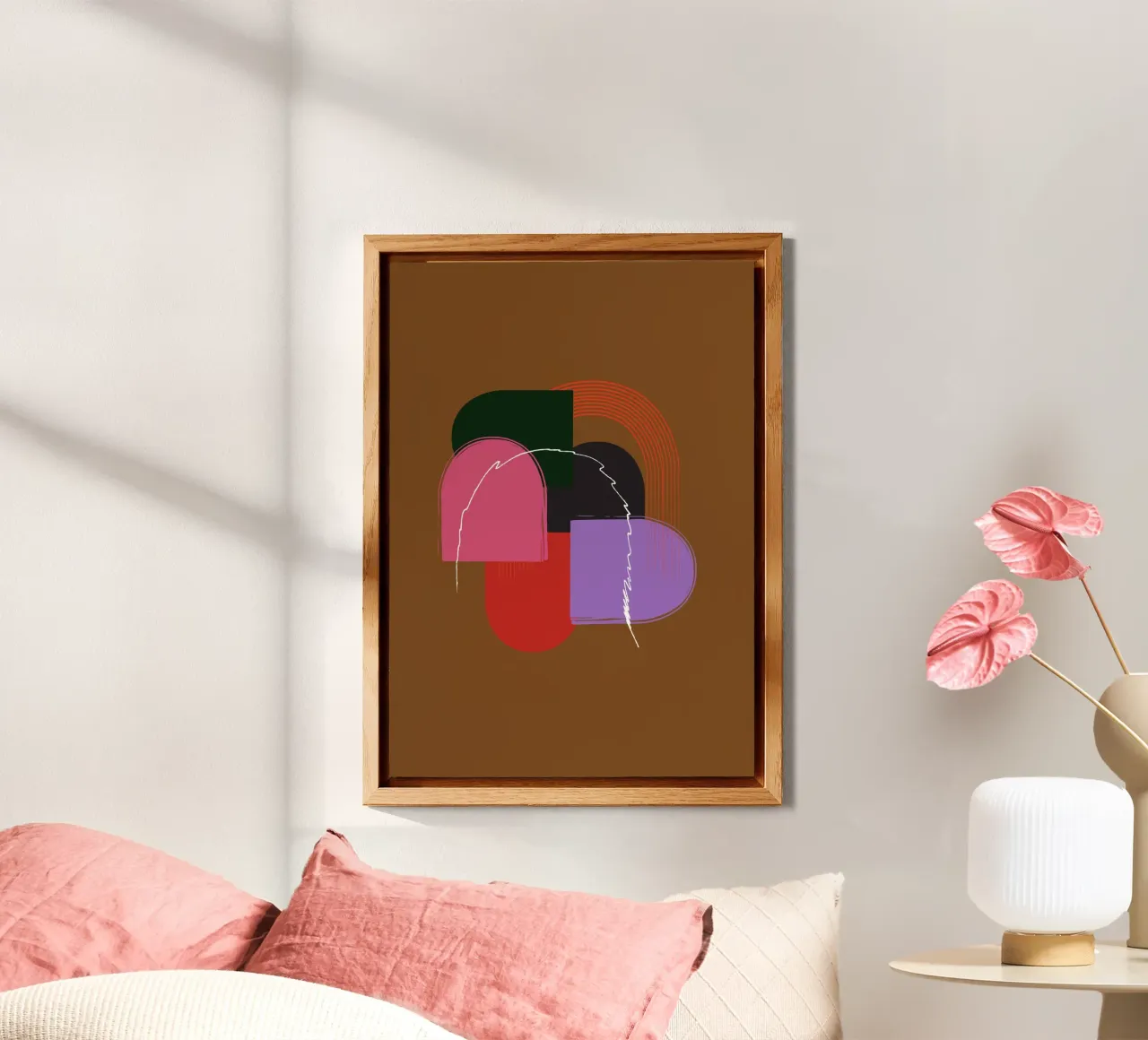 geometric forex plate by XOXO Arte