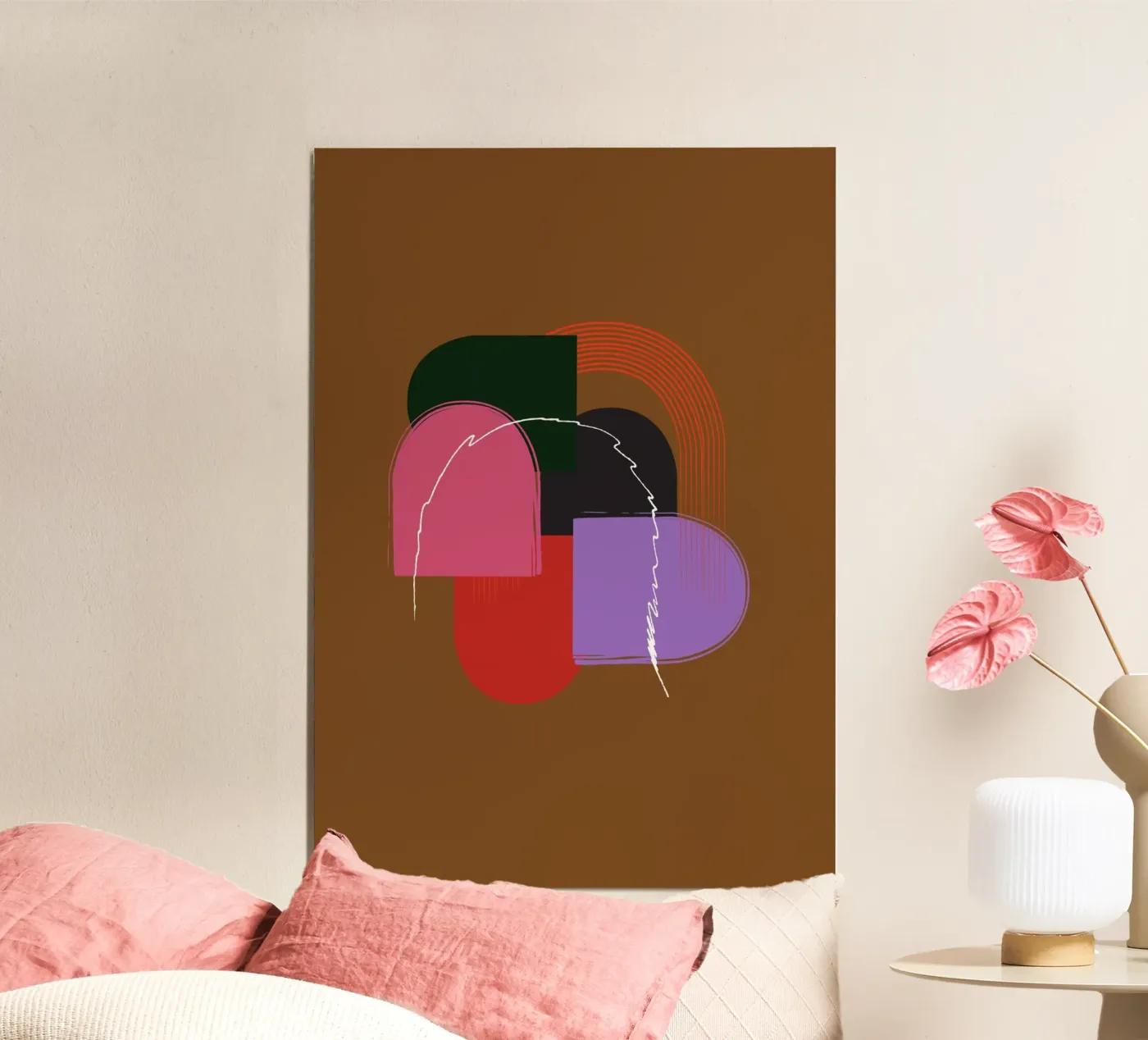 geometric forex plate by XOXO Arte