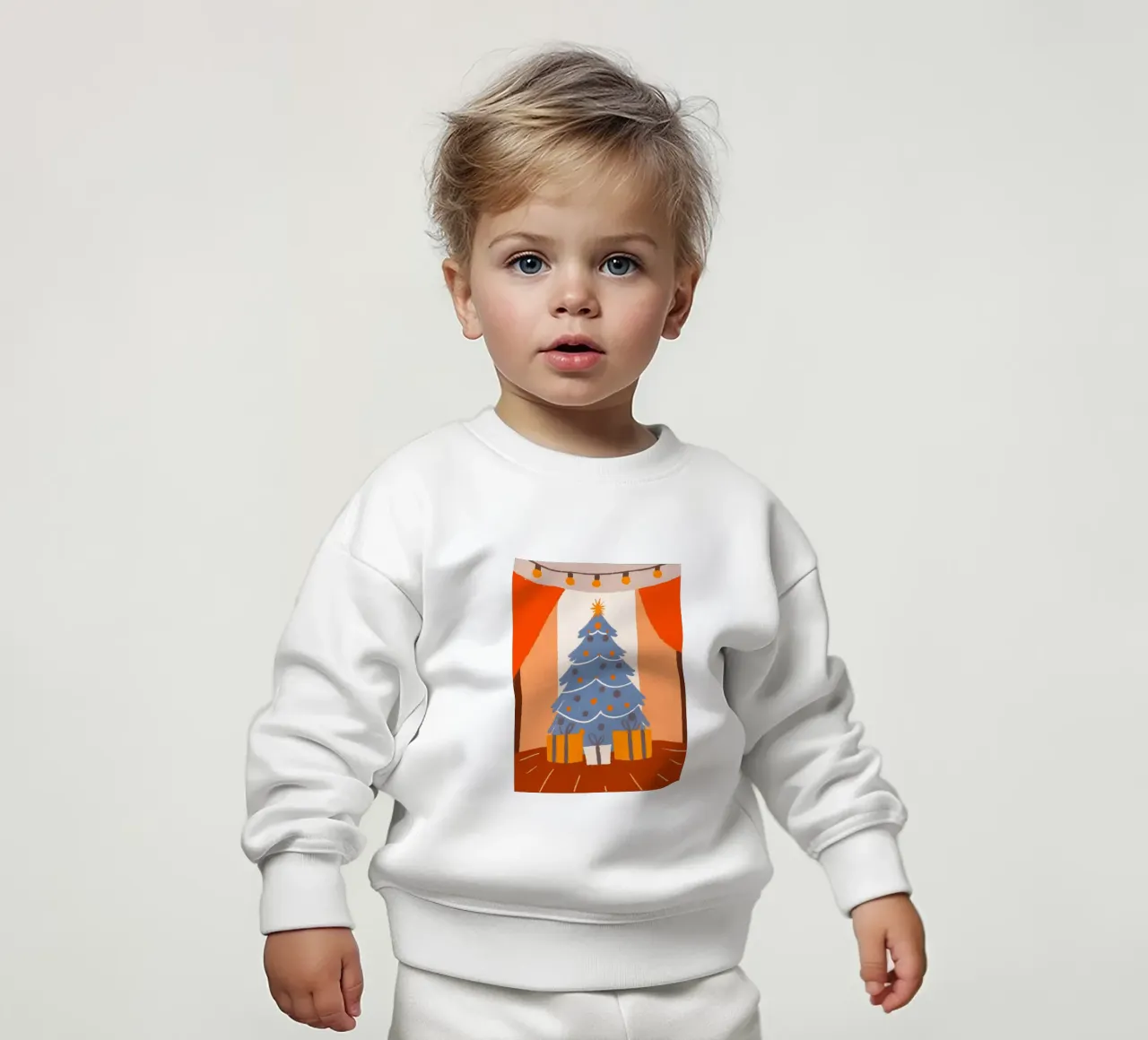 Albero di Natale e regali felpa neonato da PERSONAL TOUCH