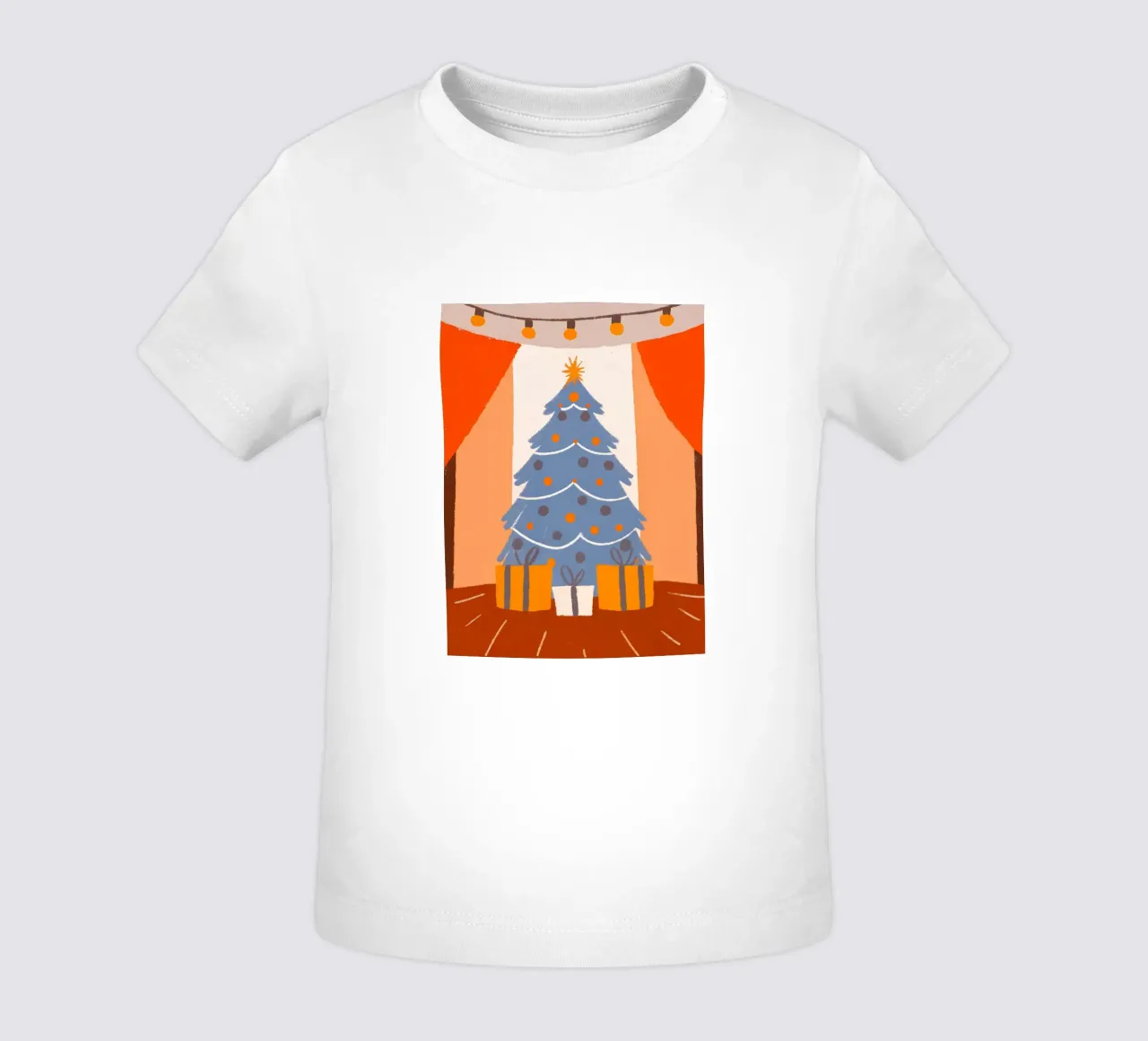 Albero di Natale e regali maglietta neonato da PERSONAL TOUCH