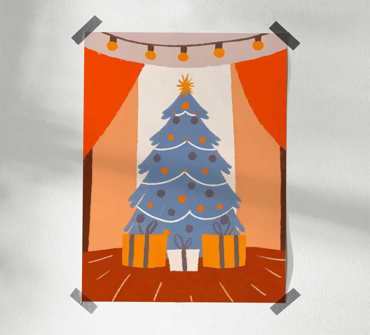 Albero di Natale e regali carta hahnemühle da PERSONAL TOUCH
