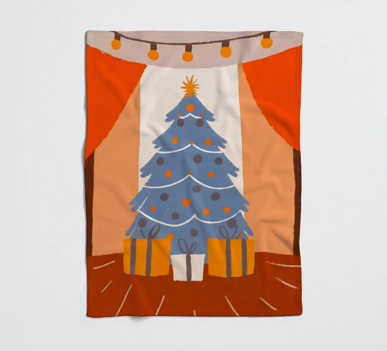 Albero di Natale e regali coperta in pile da PERSONAL TOUCH
