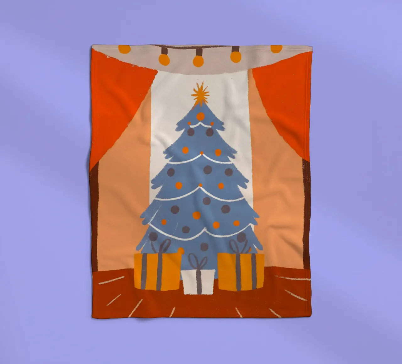 Albero di Natale e regali coperta in pile da PERSONAL TOUCH