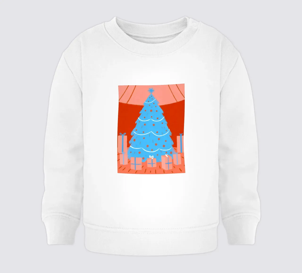 Albero di Natale e regali felpa neonato da PERSONAL TOUCH