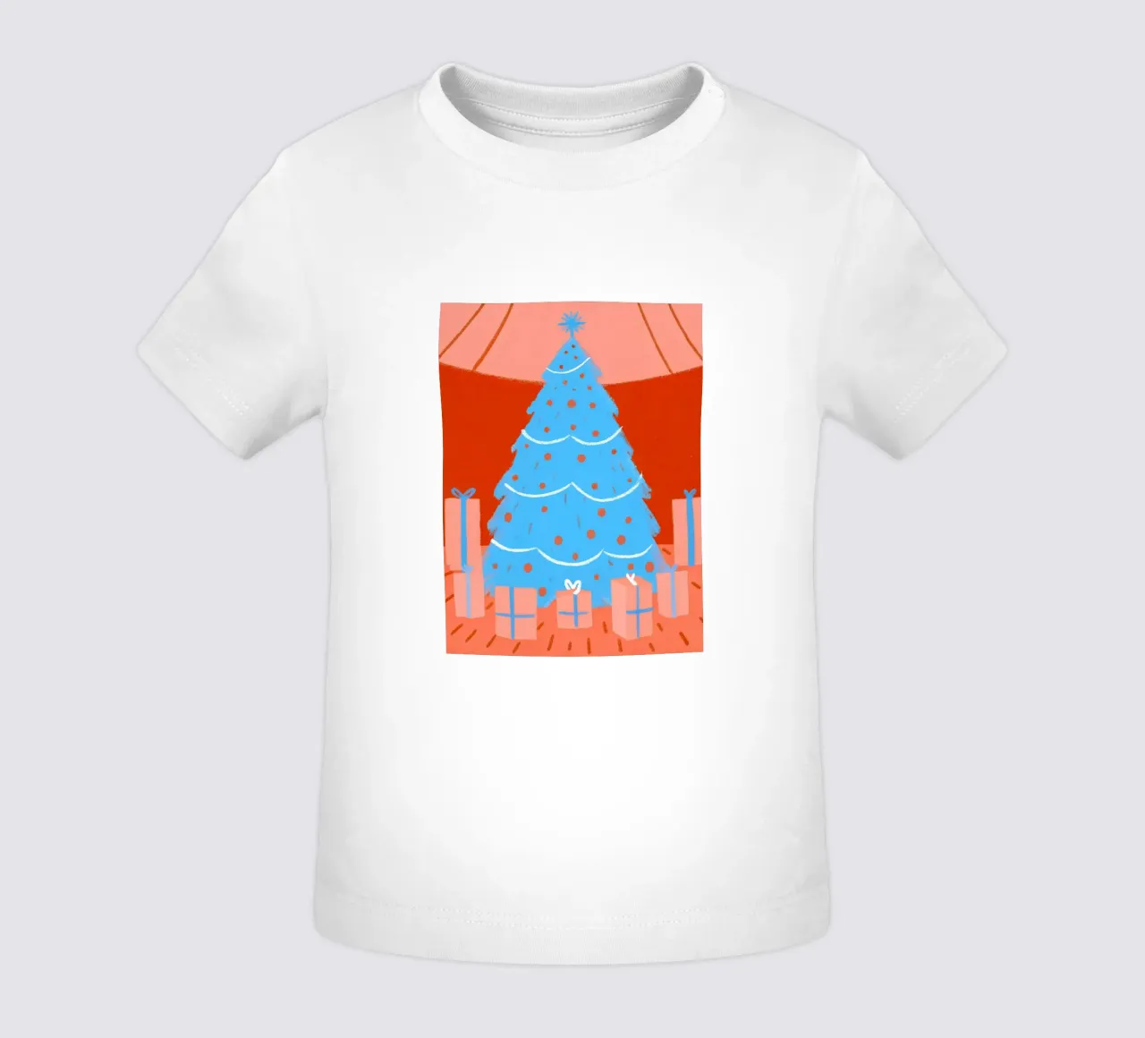 Albero di Natale e regali maglietta neonato da PERSONAL TOUCH