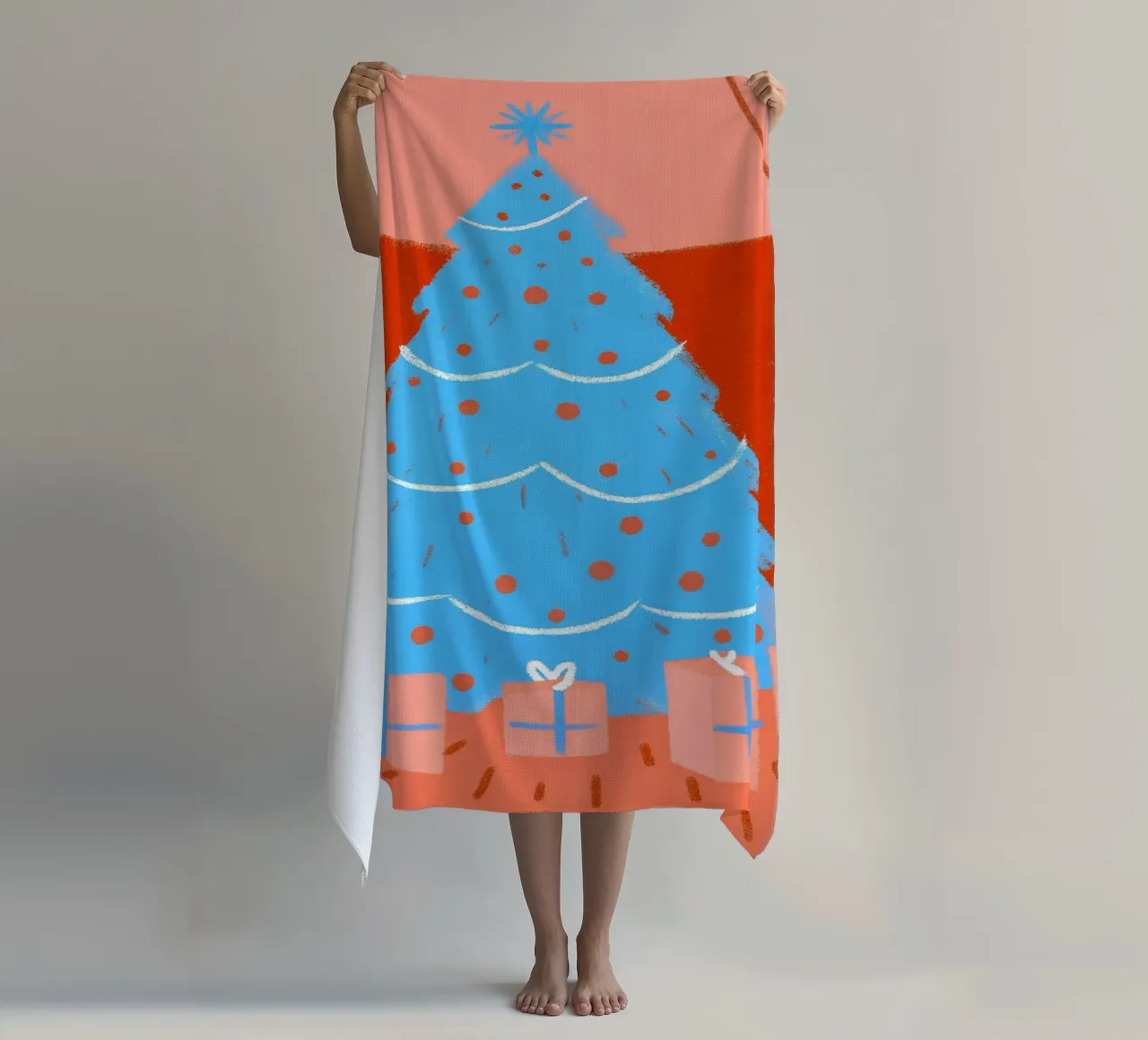 Albero di Natale e regali telo mare da PERSONAL TOUCH