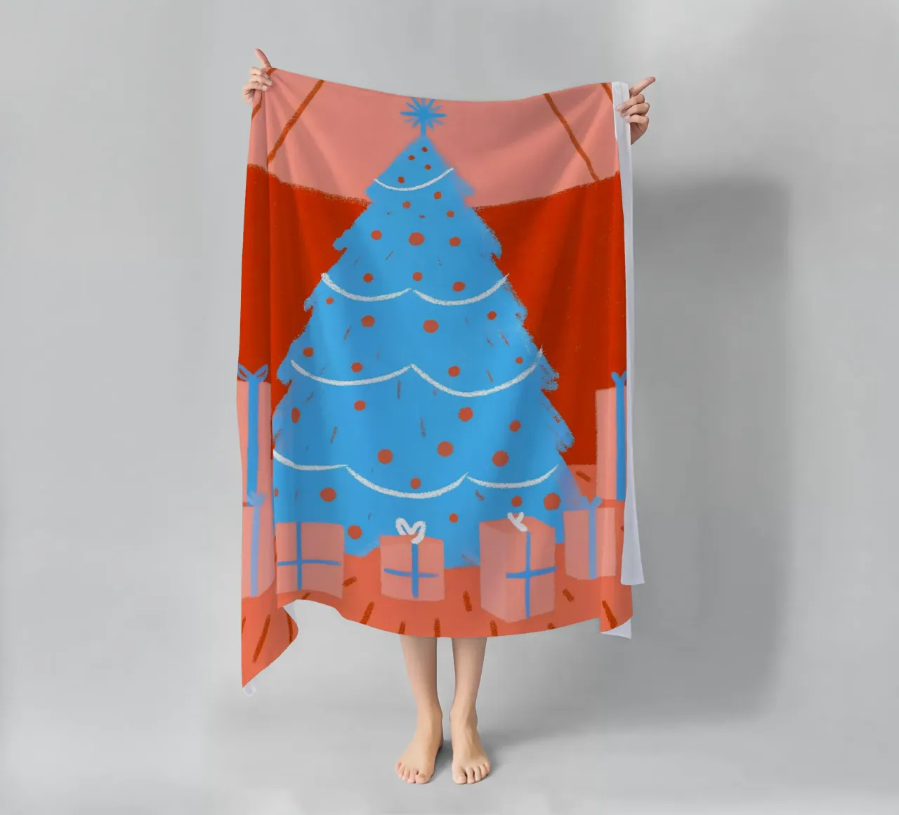 Albero di Natale e regali telo mare da PERSONAL TOUCH
