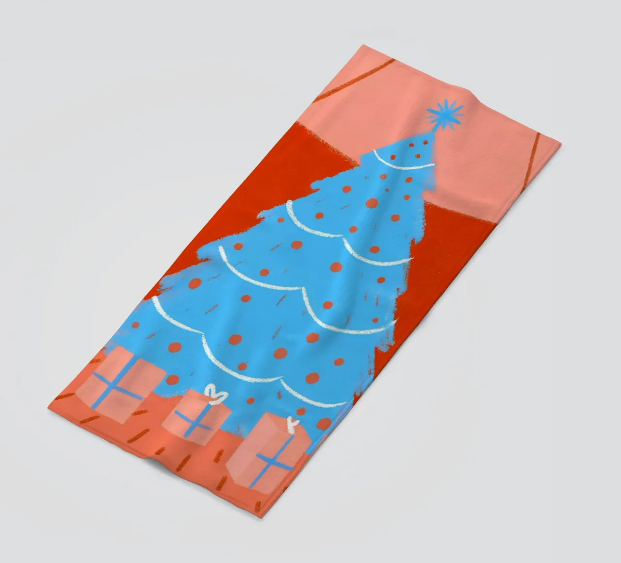 Albero di Natale e regali telo mare da PERSONAL TOUCH