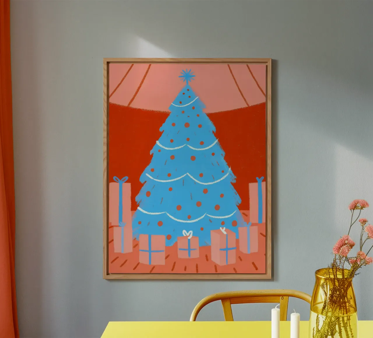 Albero di Natale e regali alluminio dibond da PERSONAL TOUCH