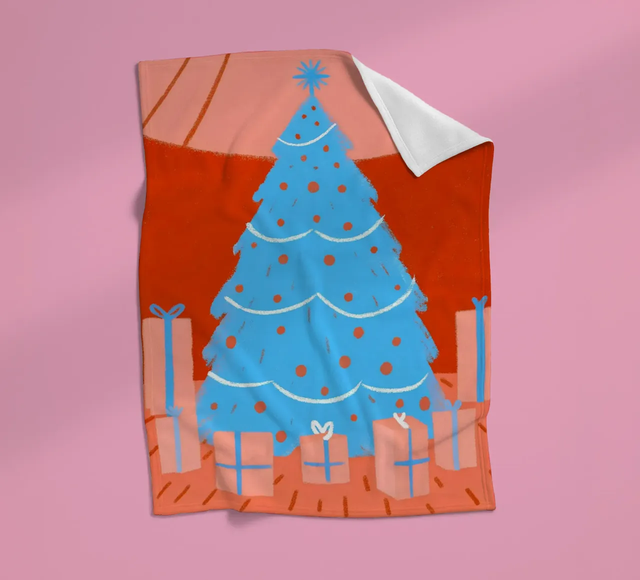 Albero di Natale e regali coperta in pile da PERSONAL TOUCH