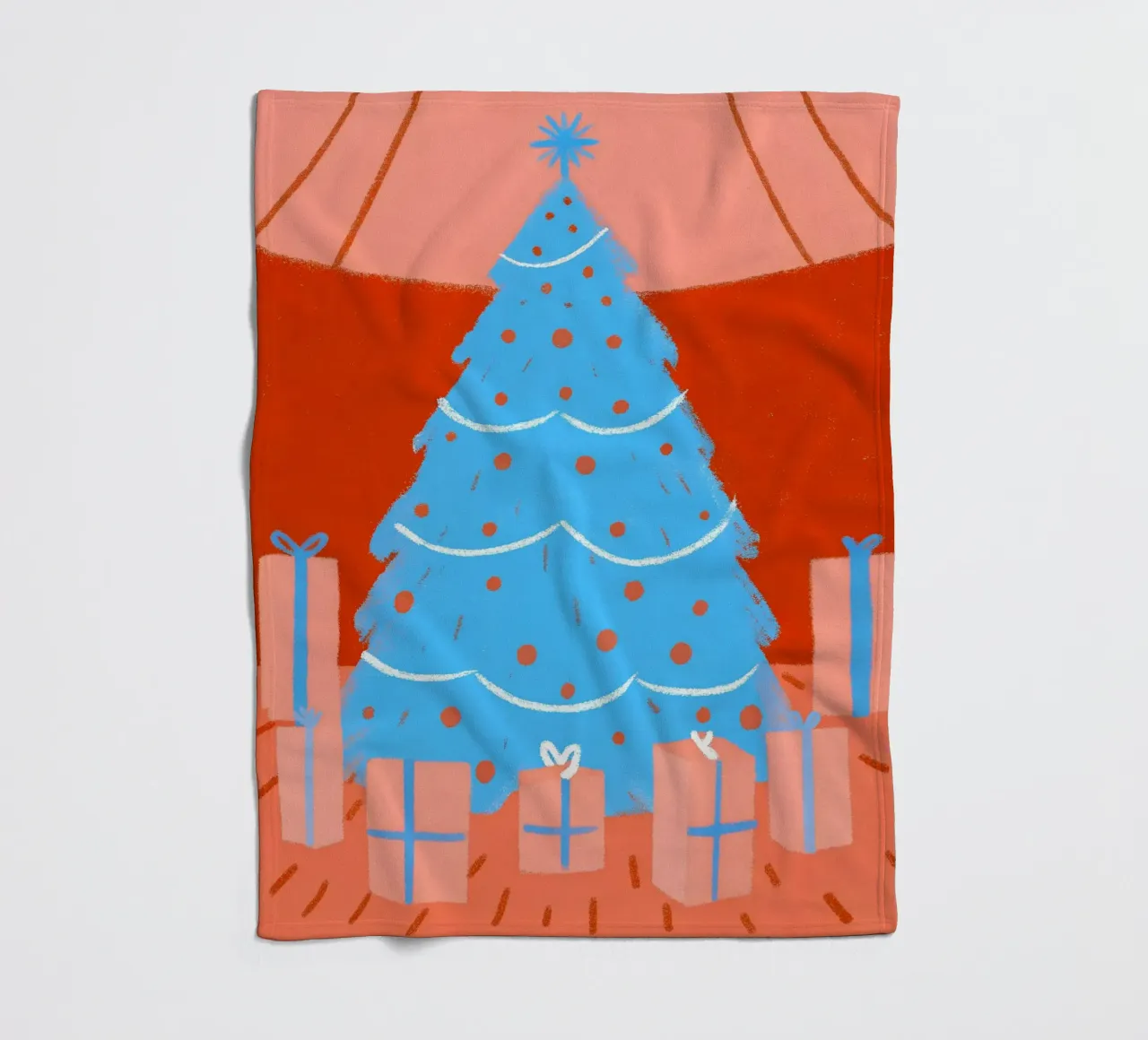 Albero di Natale e regali coperta in pile da PERSONAL TOUCH