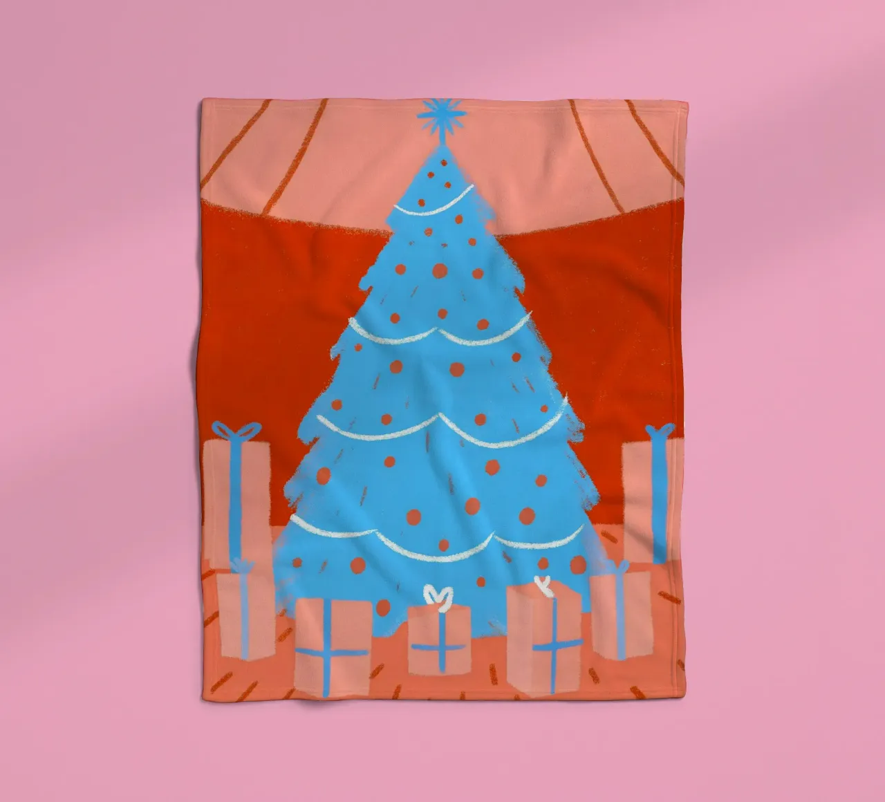 Albero di Natale e regali coperta in pile da PERSONAL TOUCH
