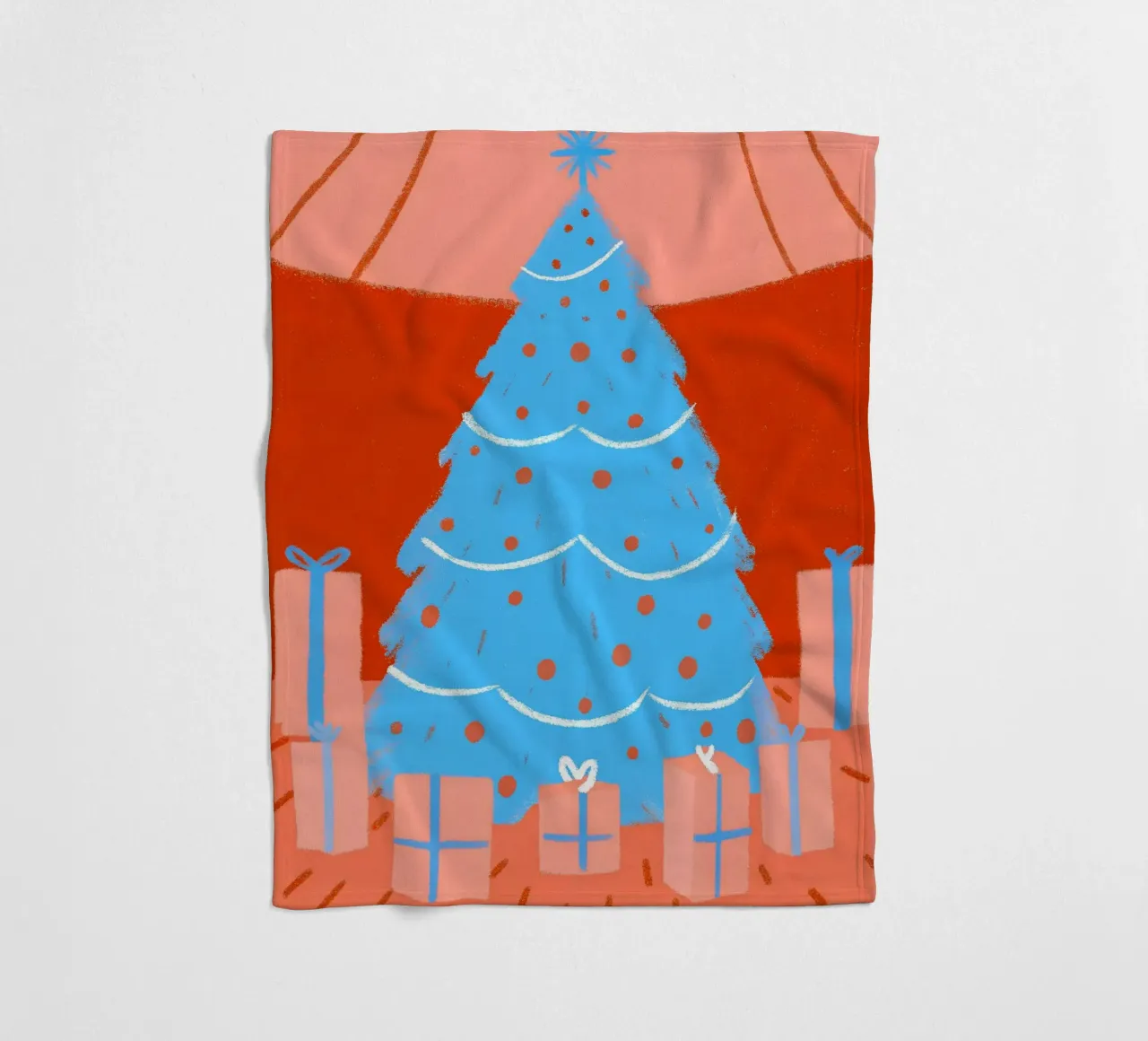 Albero di Natale e regali coperta in pile da PERSONAL TOUCH