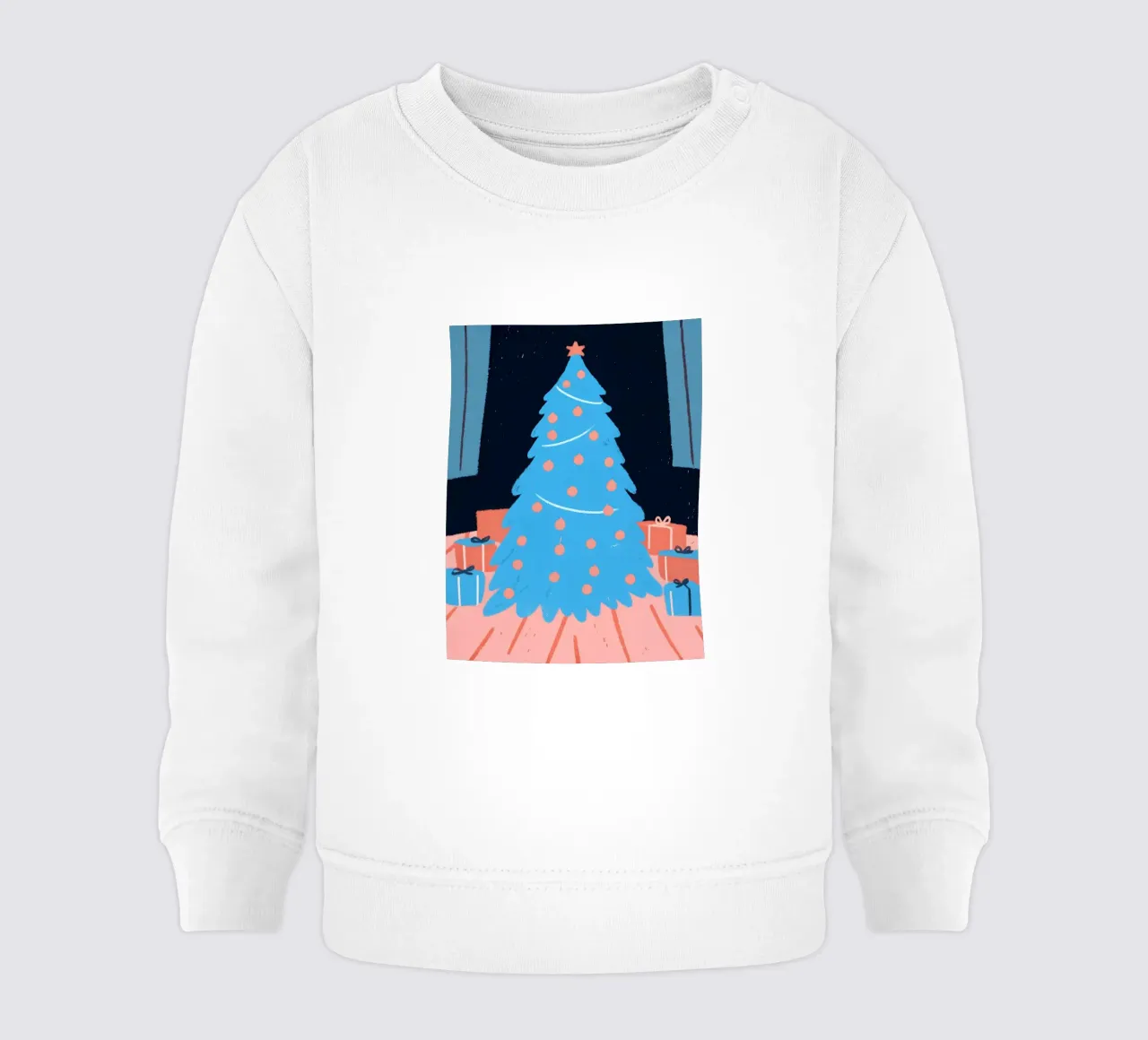 Albero di Natale e regali felpa neonato da PERSONAL TOUCH