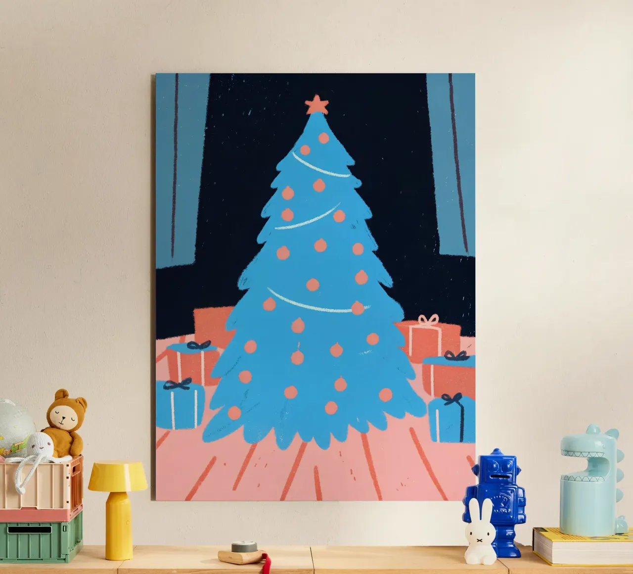 Albero di Natale e regali alluminio dibond da PERSONAL TOUCH
