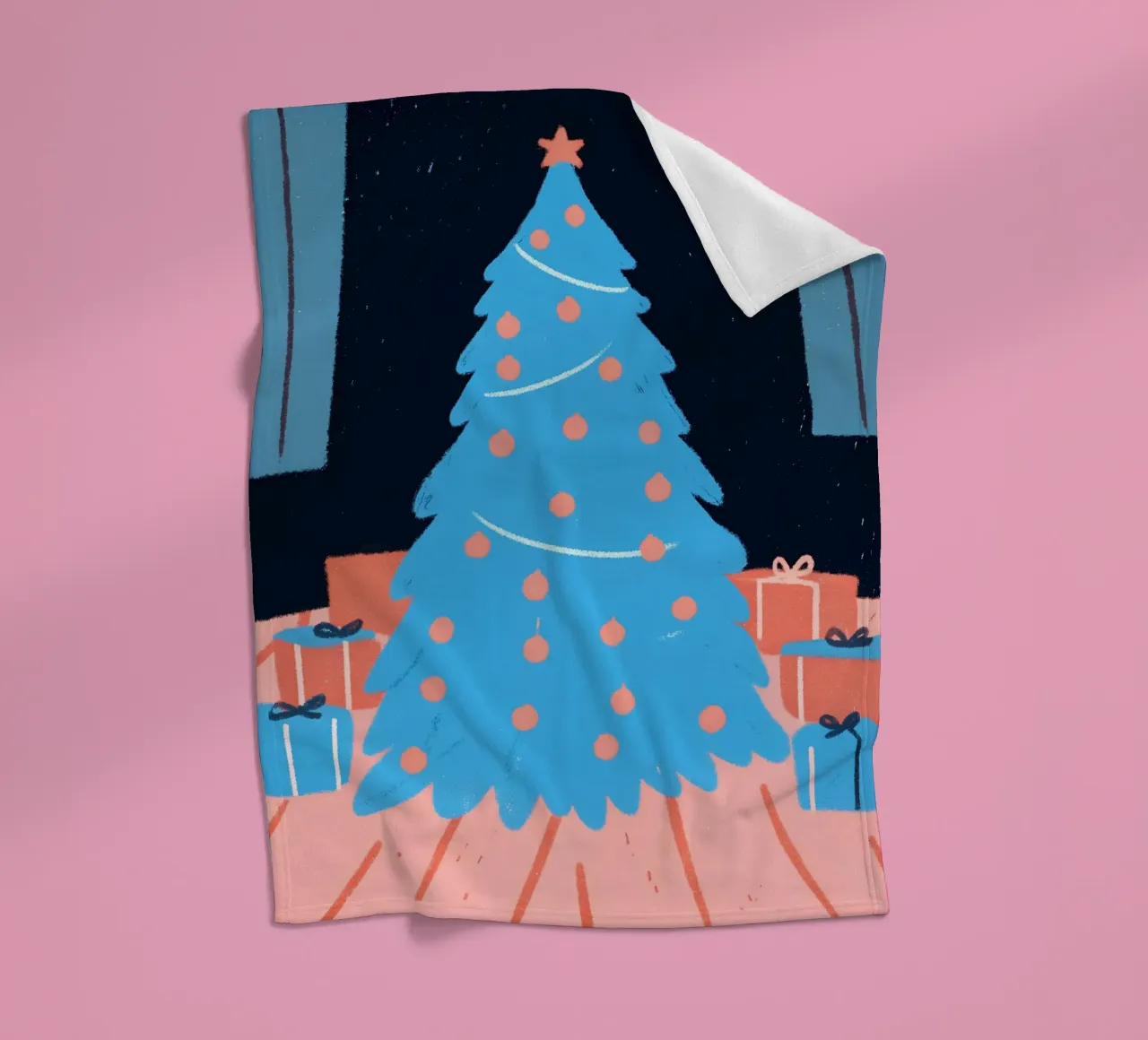 Albero di Natale e regali coperta in pile da PERSONAL TOUCH