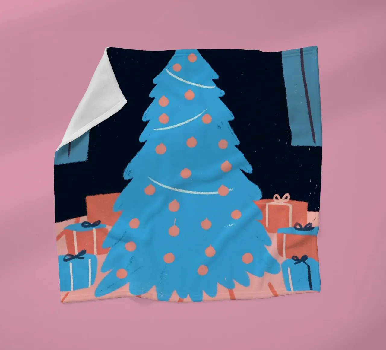 Albero di Natale e regali coperta in pile da PERSONAL TOUCH