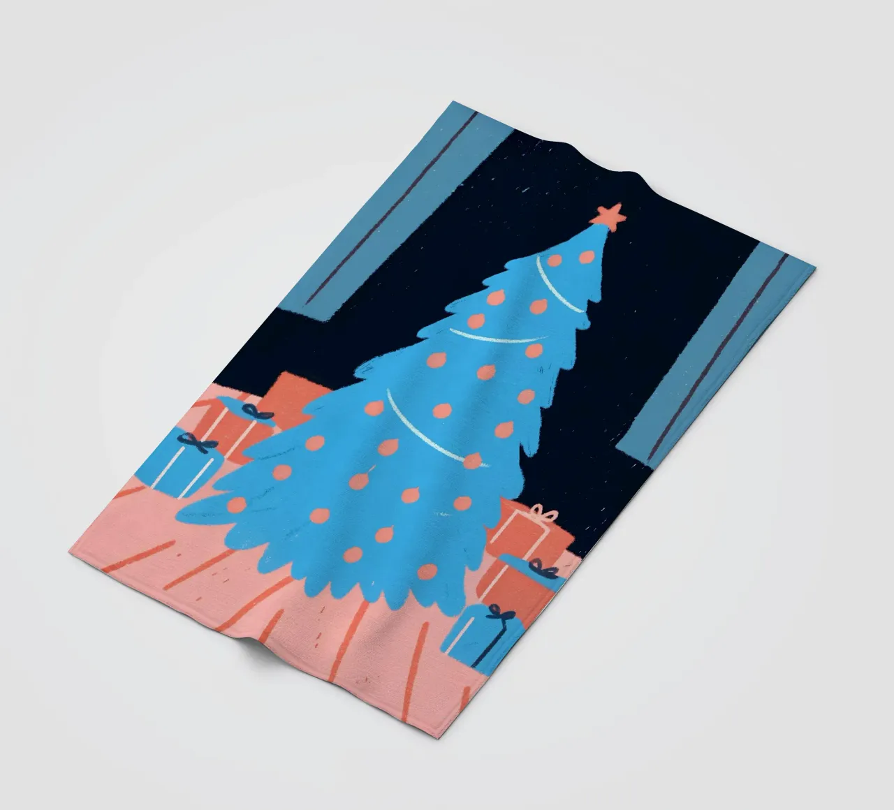 Albero di Natale e regali coperta in pile da PERSONAL TOUCH