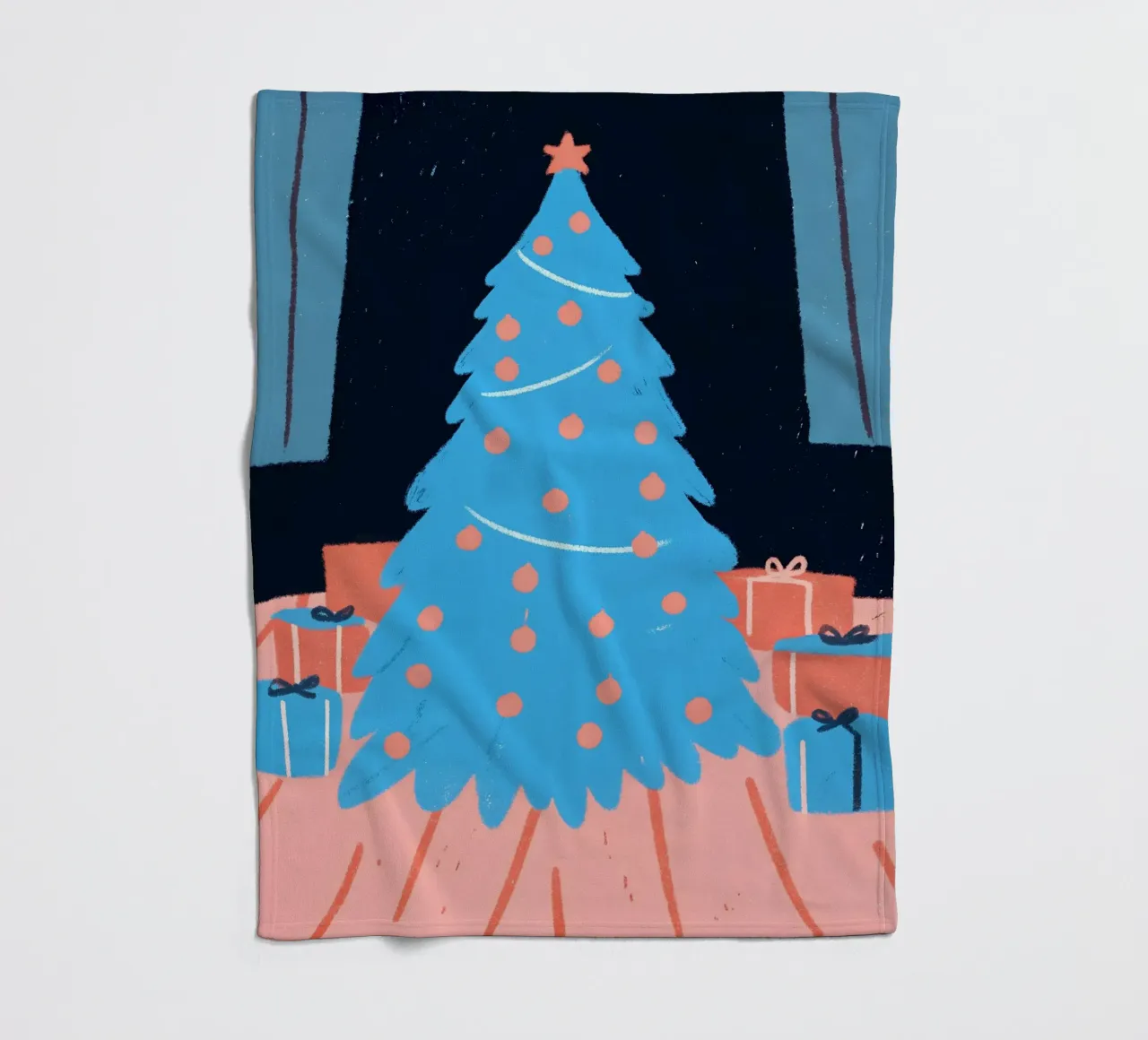 Albero di Natale e regali coperta in pile da PERSONAL TOUCH
