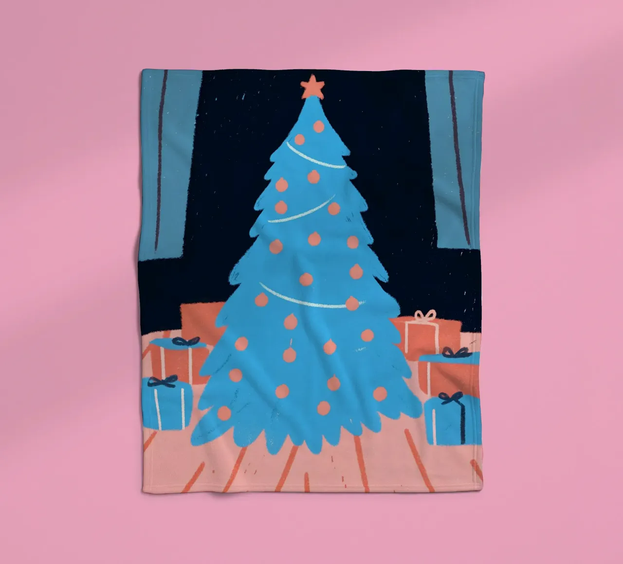 Albero di Natale e regali coperta in pile da PERSONAL TOUCH