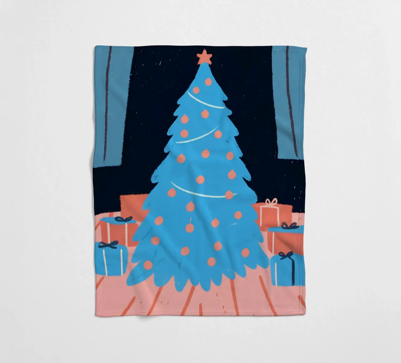 Albero di Natale e regali coperta in pile da PERSONAL TOUCH