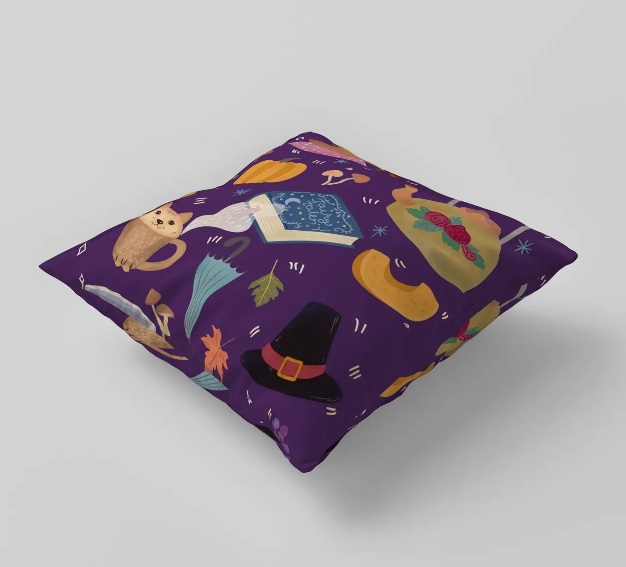 Cozy Autumn Icons cuscino da Taika Tori Art