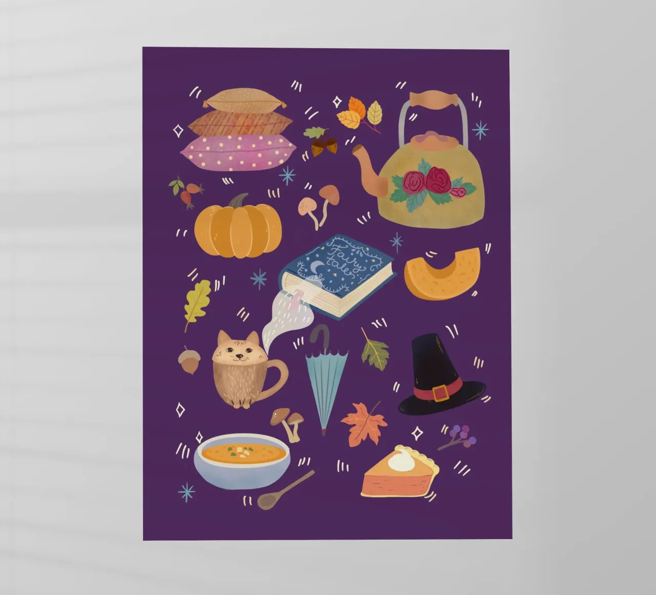 Cozy Autumn Icons pellicola backlit da Taika Tori Art