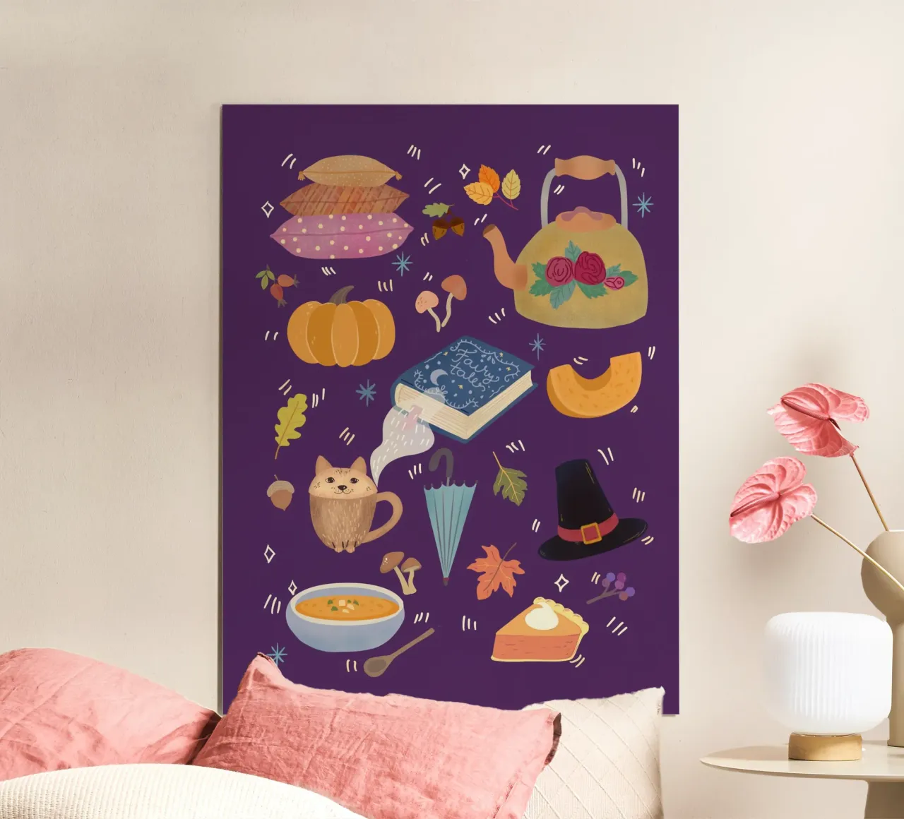Cozy Autumn Icons carta hahnemühle da Taika Tori Art