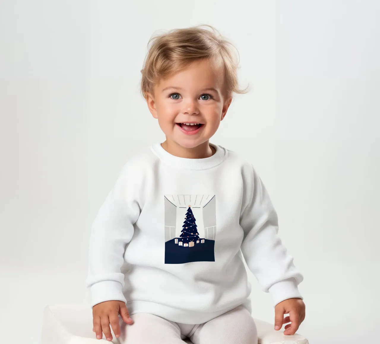 Albero di Natale e regali felpa neonato da PERSONAL TOUCH