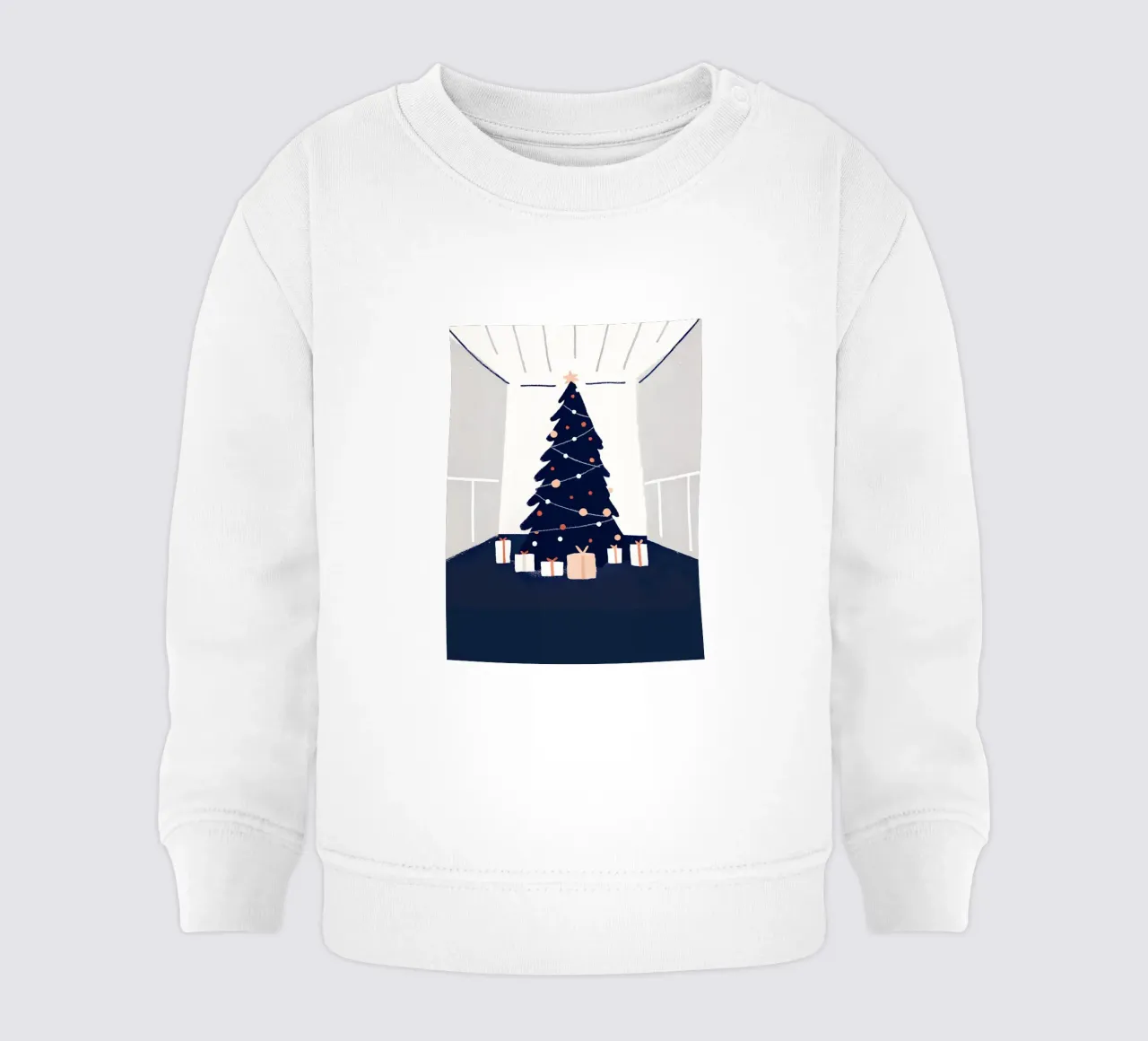 Albero di Natale e regali felpa neonato da PERSONAL TOUCH