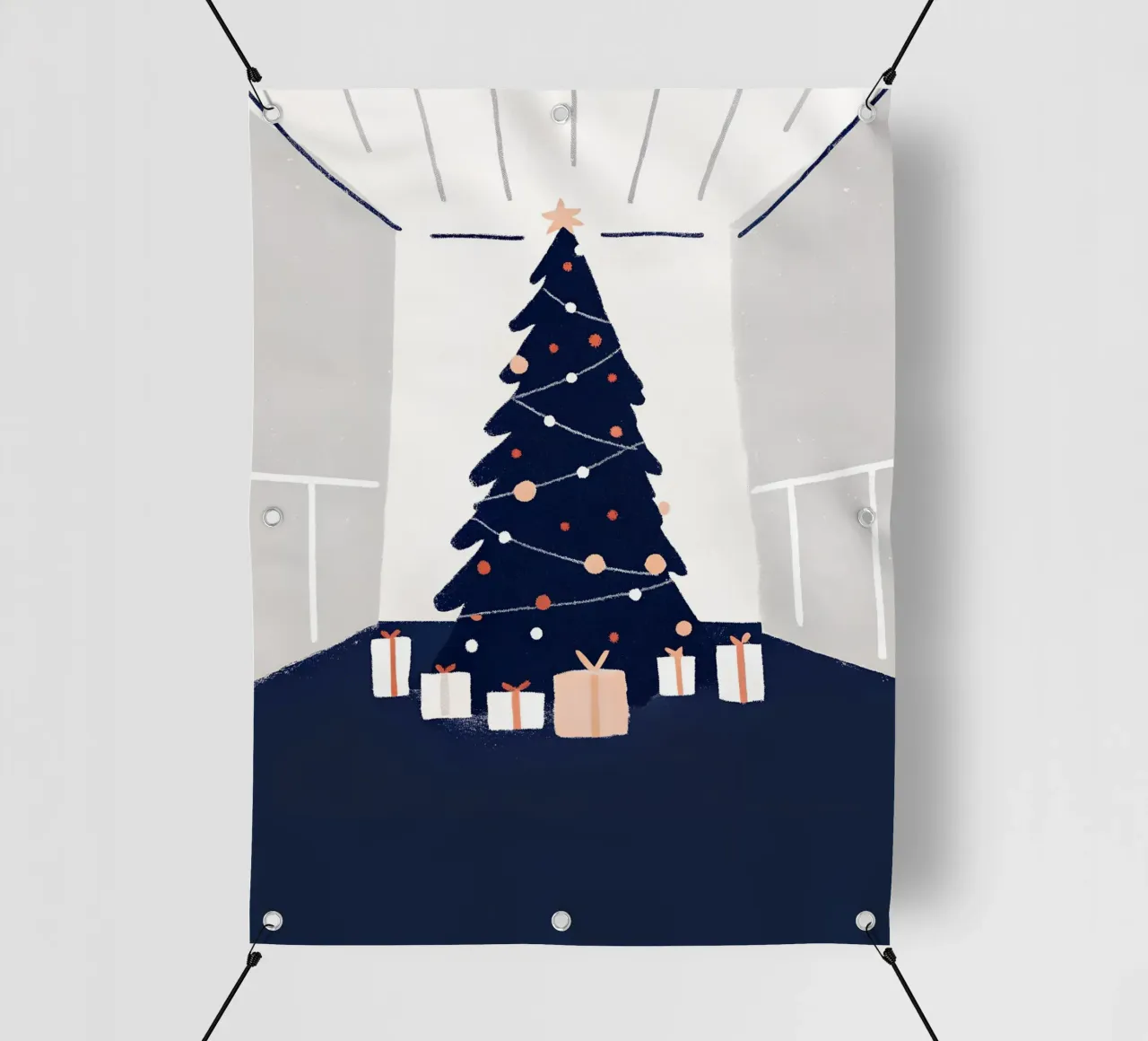 Albero di Natale e regali telo in pvc da PERSONAL TOUCH