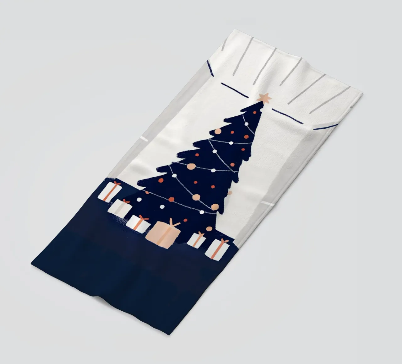 Albero di Natale e regali telo mare da PERSONAL TOUCH