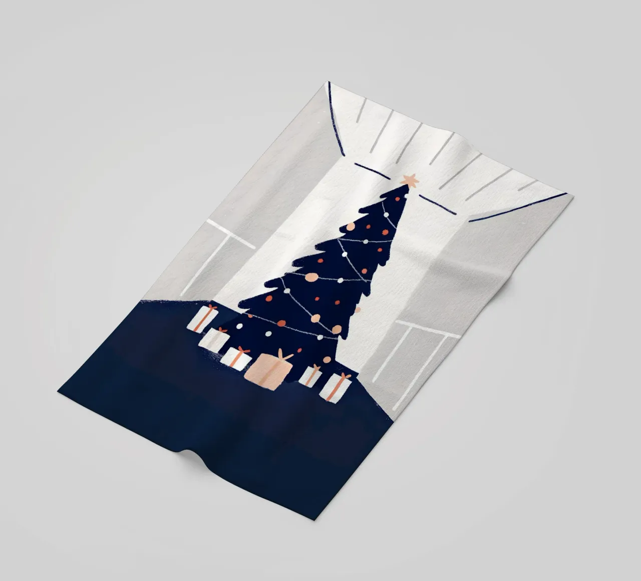 Albero di Natale e regali telo mare da PERSONAL TOUCH