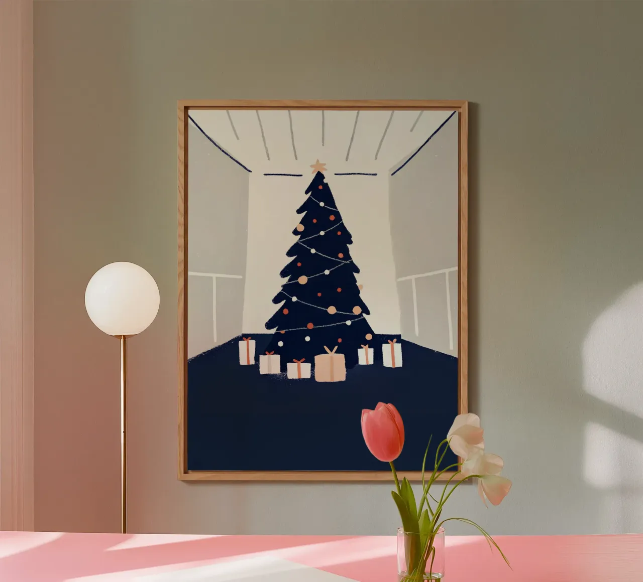 Albero di Natale e regali alluminio dibond da PERSONAL TOUCH